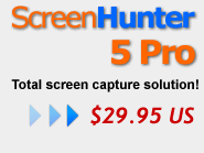 Total screen capture solution - ScreenHunter 5 Pro